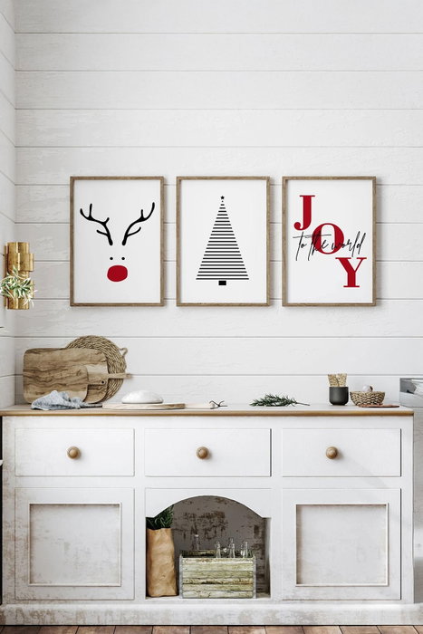 Wallity Nwyearmdl15 Conjunto de 3 Pinturas Decorativas Enmarcadas Wallity Nwyearmdl15 Conjunto de 3 Pinturas Decorativas Enmarcadas